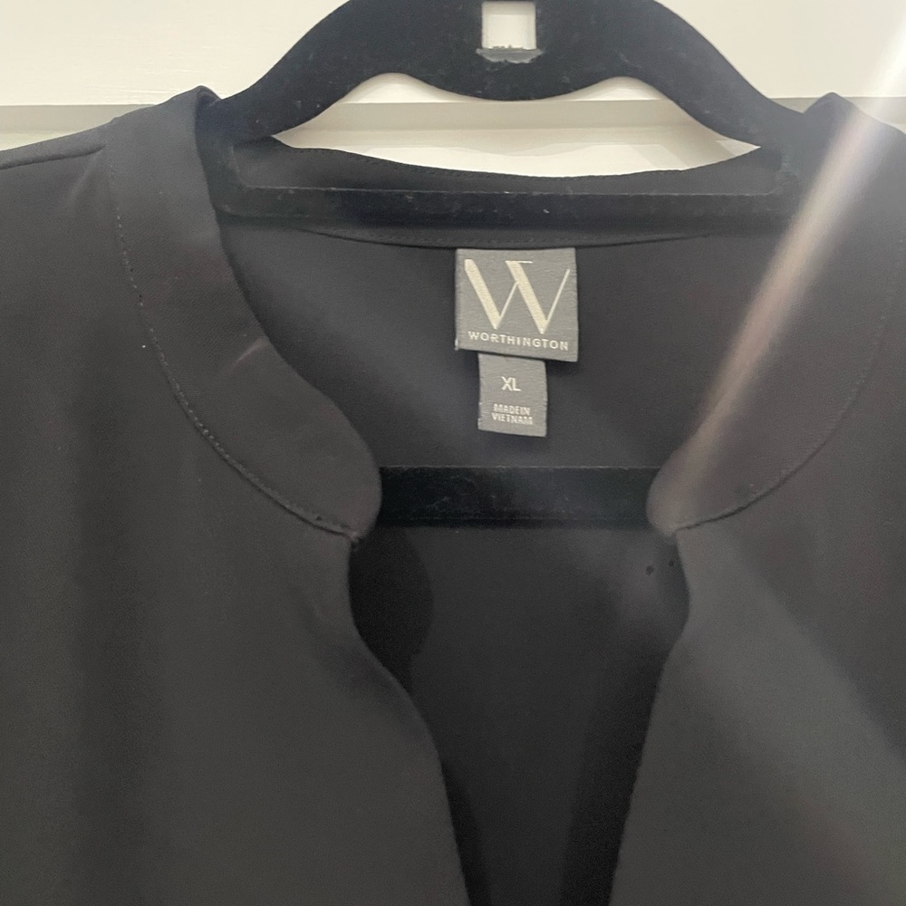 Black shift dress